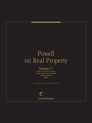 cover image of Powell on Real Property